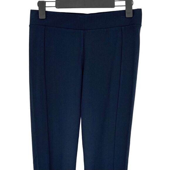 CAbi Sleek Legging Pull On Ponte Knit Pants Women Small Navy Blue 3211 Mid Rise - Picture 3 of 9